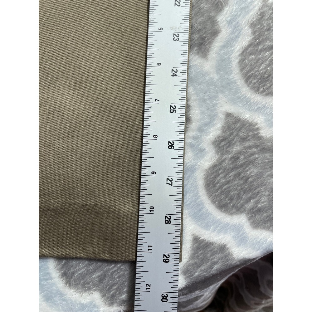 Perry Ellis Portfolio Dress Pants Mens 32x30 Brown Flat Front No Iron Cotton - Picture 9 of 11
